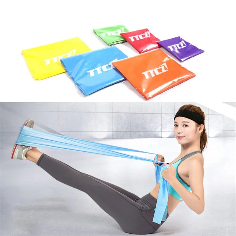 2018 Hot Gym Fitness Equipment Strength Training Latex Elastic Resistance Bands Workout Crossfit Yoga Rubber Loops Sport Pilates