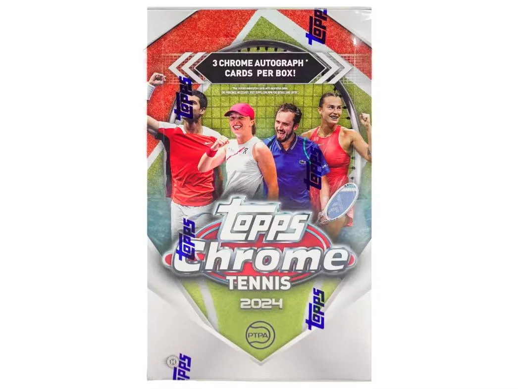 2024 Topps Chrome Tennis Hobby Trading Cards