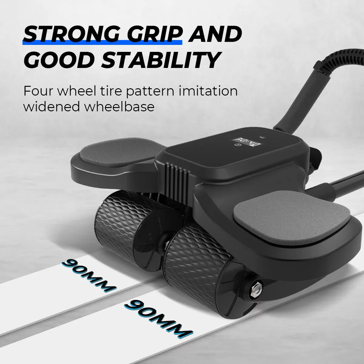 2025 New Ab Roller Wheel with Knee Mat & Timer