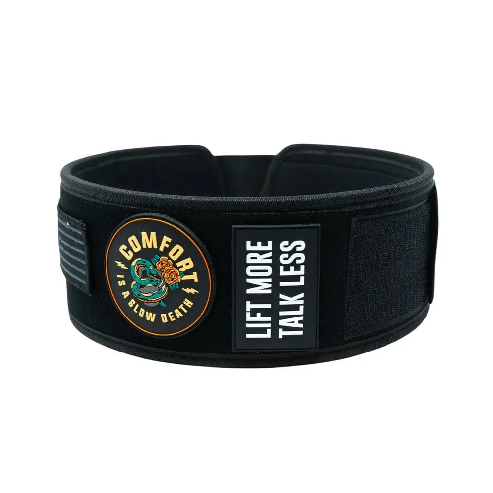 2POOD Velcro Black Gewichthebergürtel