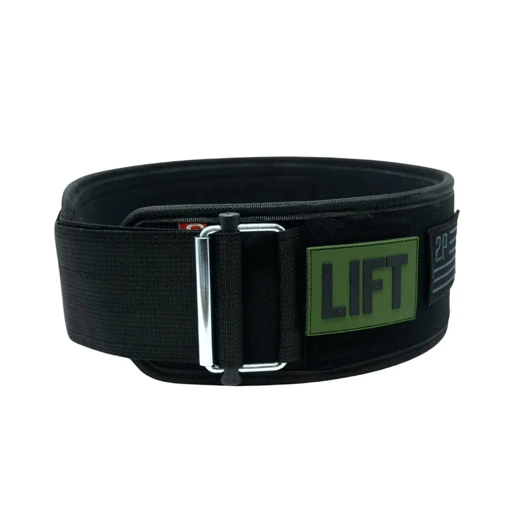 2POOD Velcro Black Gewichthebergürtel