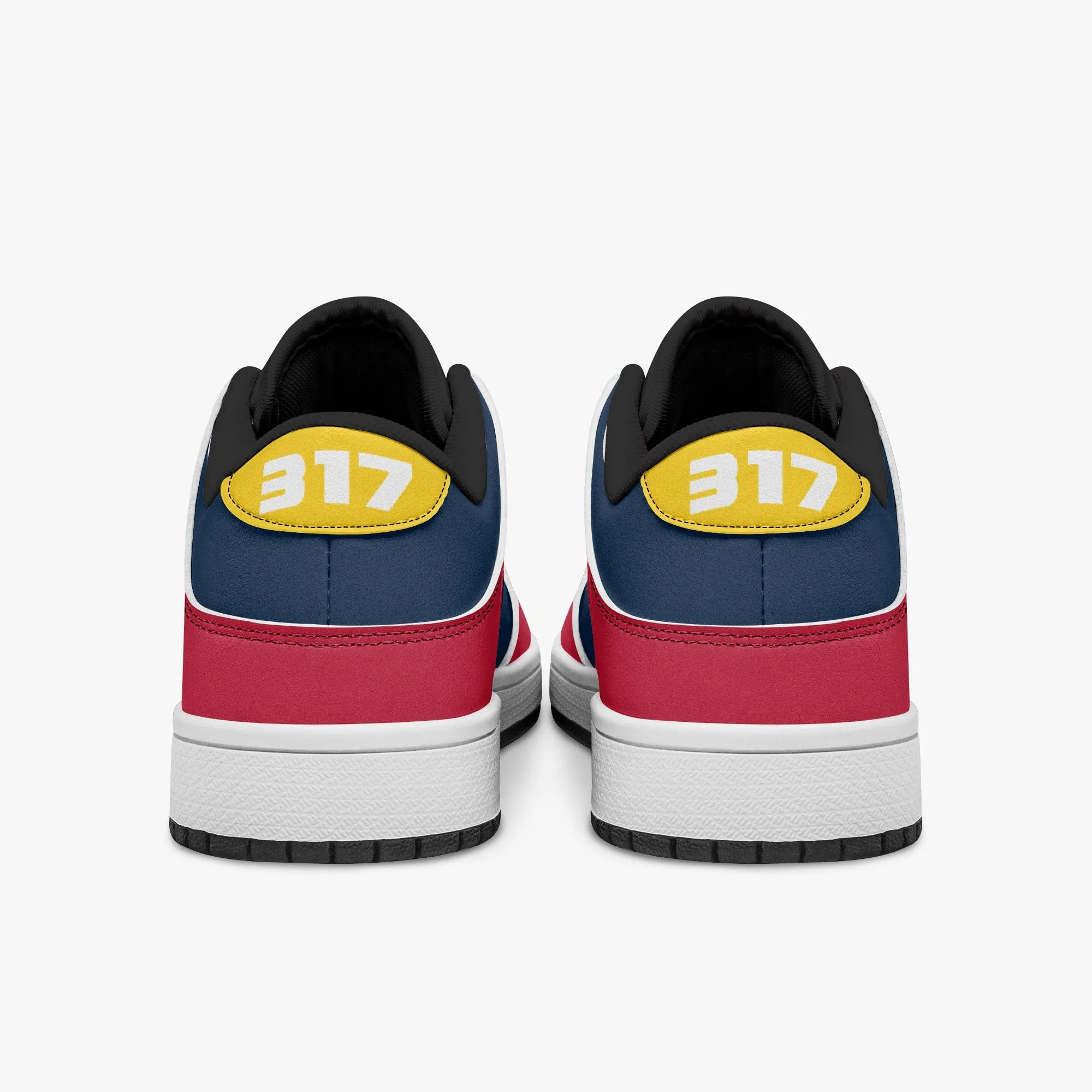 317 Dunk Stylish Women Low-Top Leather Sneakers