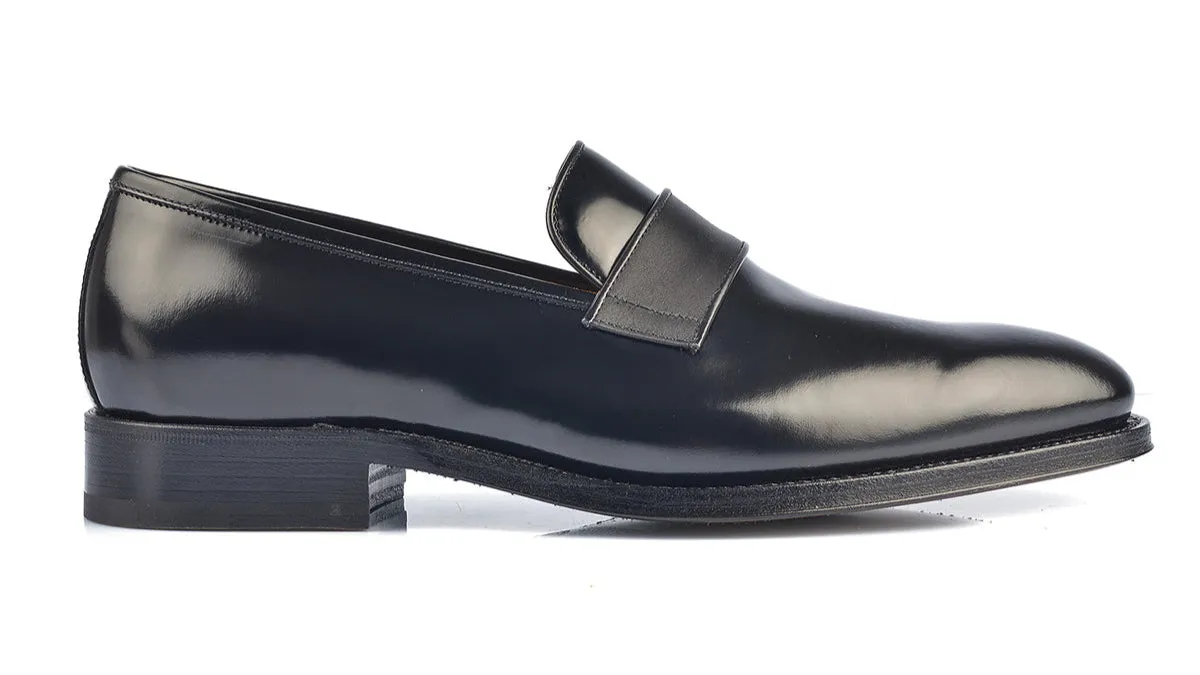 852 Vittorio Slip-on Calfskin Leather Black