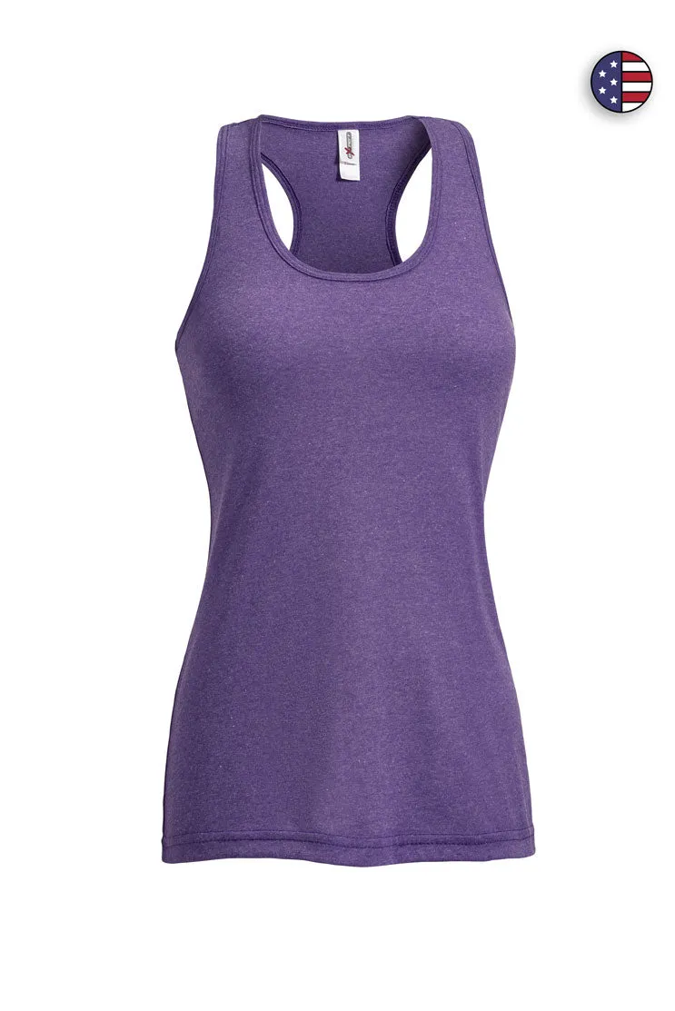 AA227 Performance Heather Racerback Tank