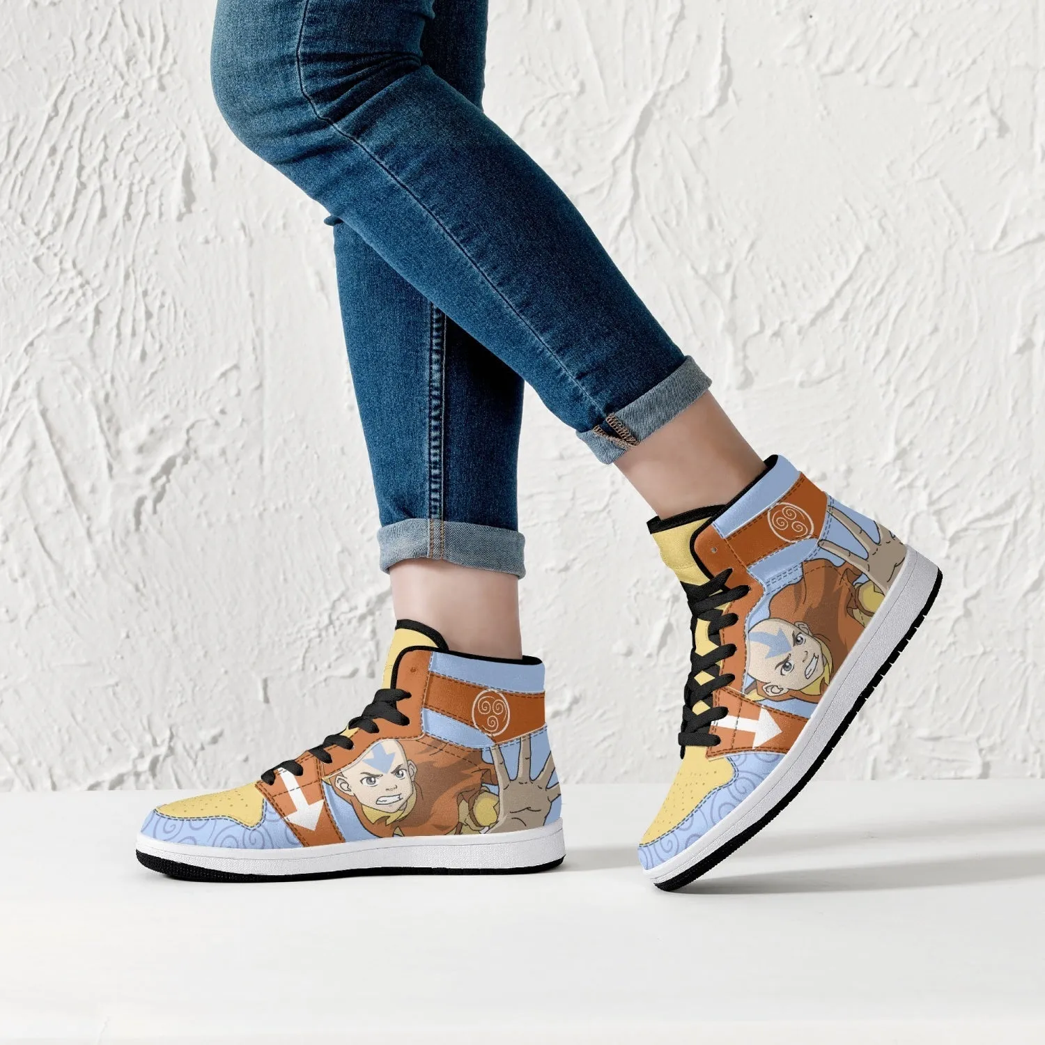 Aang Avatar Mid 1 Basketball Shoes