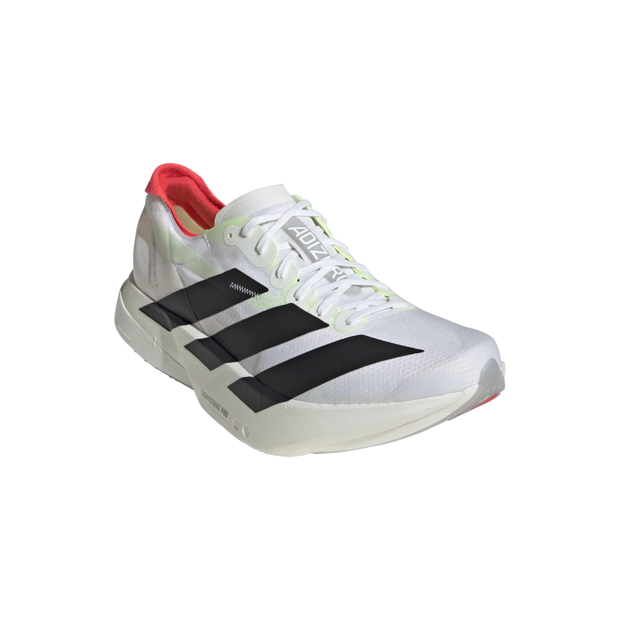 Adidas Adizero Adios Pro4 (Mens) - Cloud White/Core Black/Silver Metallic
