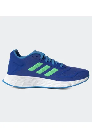 Adidas Boys Duramo 10 K Lace Up Sneaker in Blue