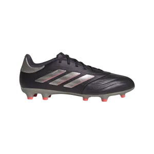 adidas Copa Pure 2 League Firm Ground Soccer Cleats | Aurora Black-Platinum Metallic-Turbo | Men's