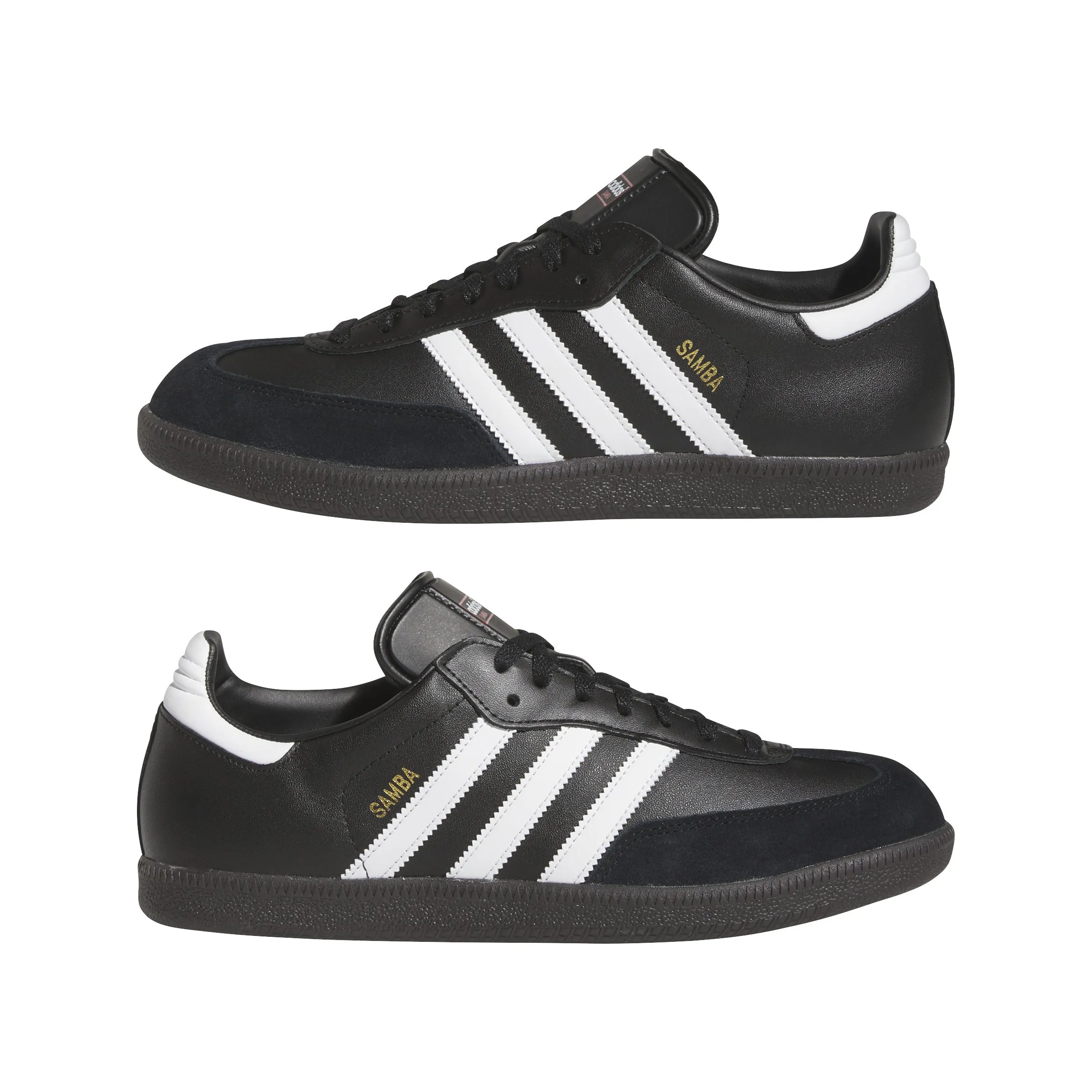 adidas Samba Leather Indoor Shoes Black