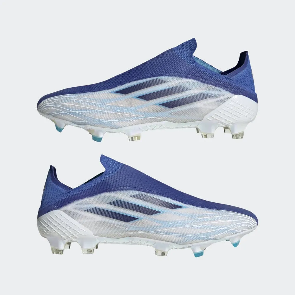 adidas Speedflow  FG Firm Ground Boots White/Indigo/Sky