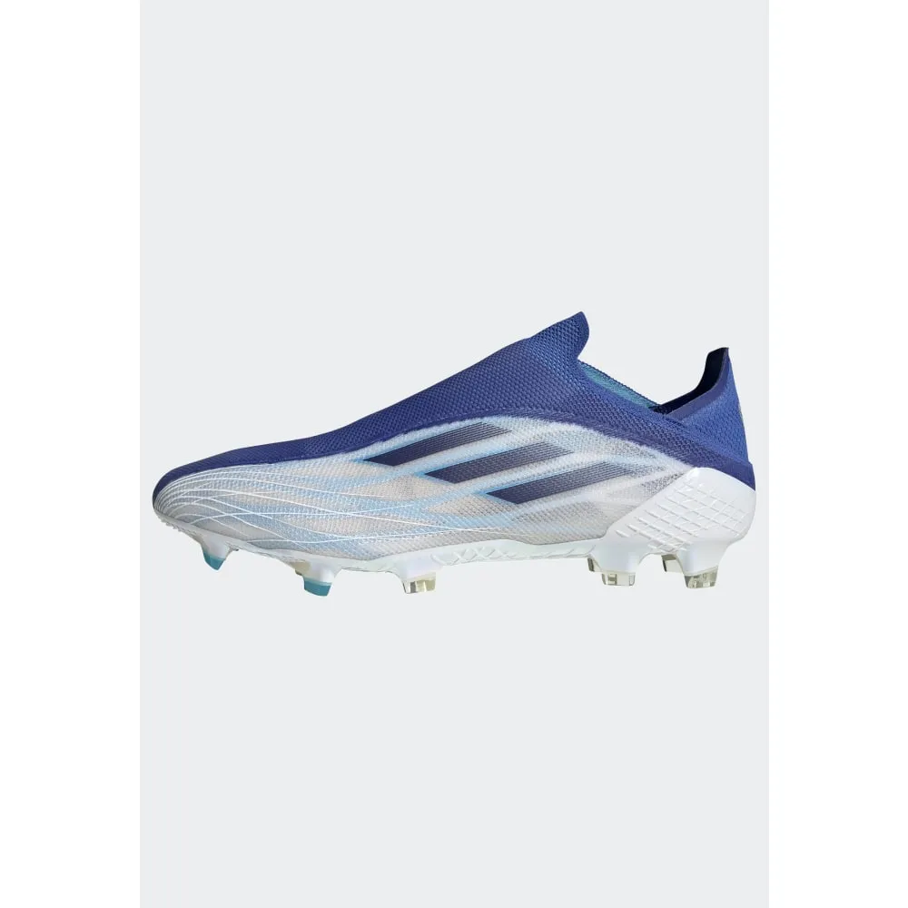 adidas Speedflow  FG Firm Ground Boots White/Indigo/Sky