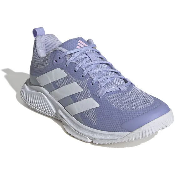 Adidas Women's Court Team Bounce 2.0 Shoe Violet/White