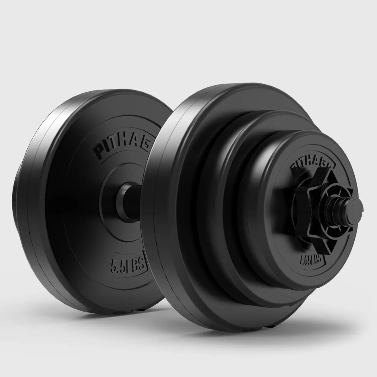 Adjustable Dumbbell Set Total Weight 45LBS