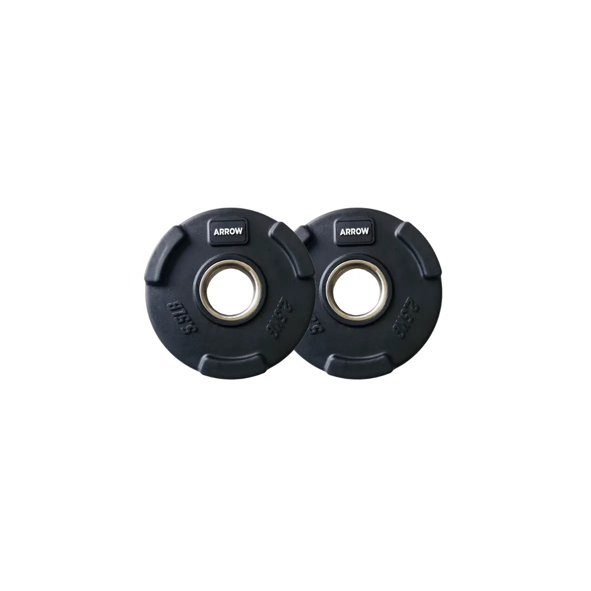 ARROW® 2.5kg Olympic Rubber Coated Weight Plate - PAIR