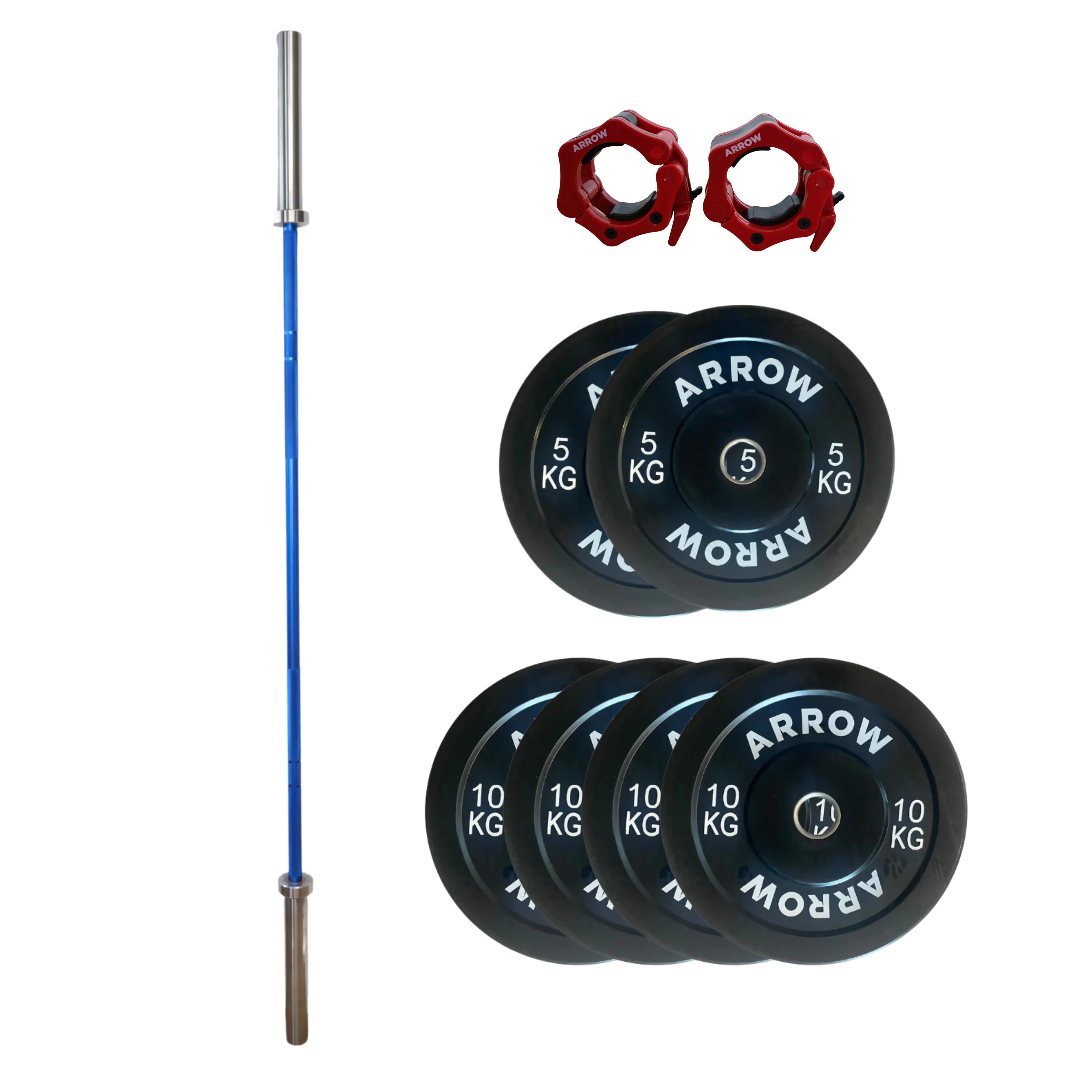 ARROW® Starter 10kg Bar   50kg Bumper Bundle