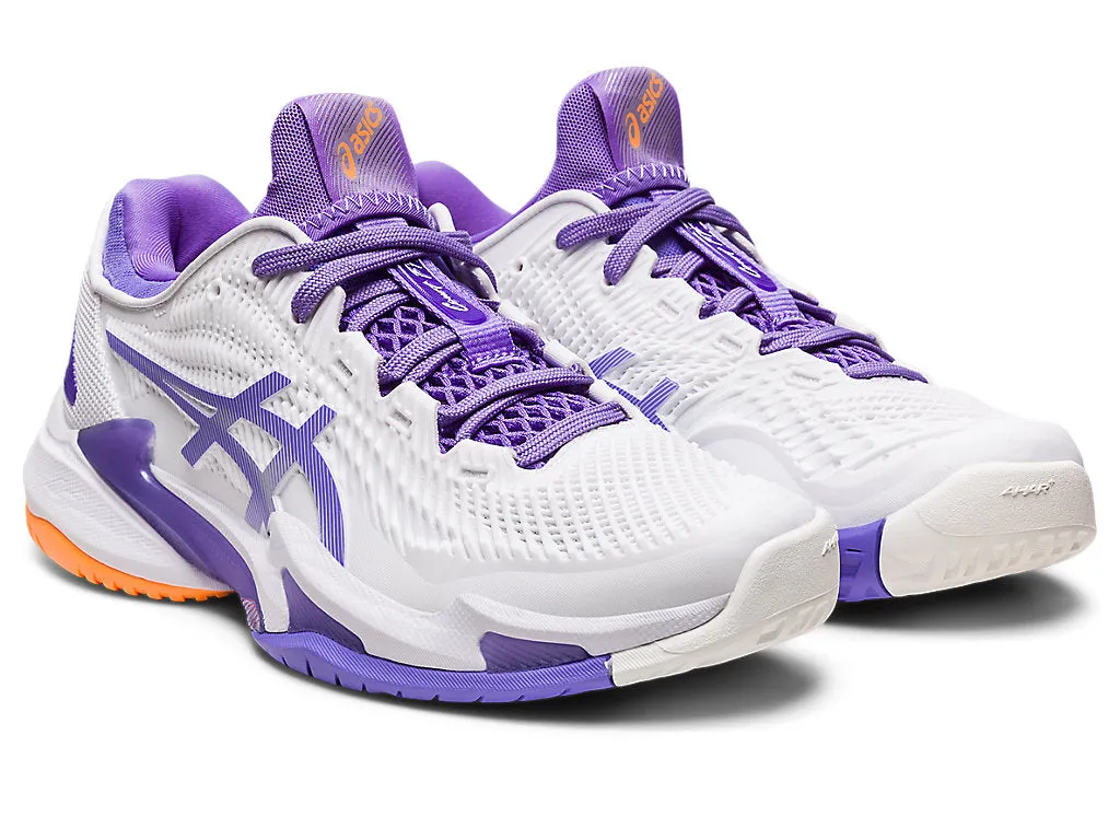 ASICS Court FF 3 Womens Tennis Shoe (White/Amethyst)