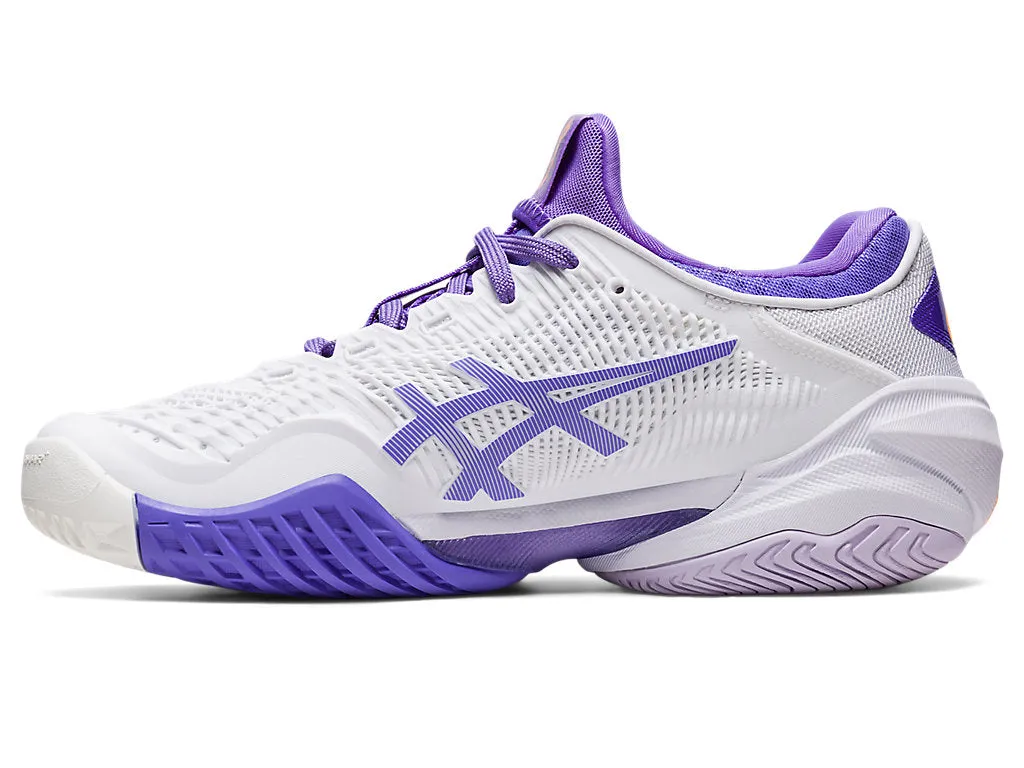 ASICS Court FF 3 Womens Tennis Shoe (White/Amethyst)