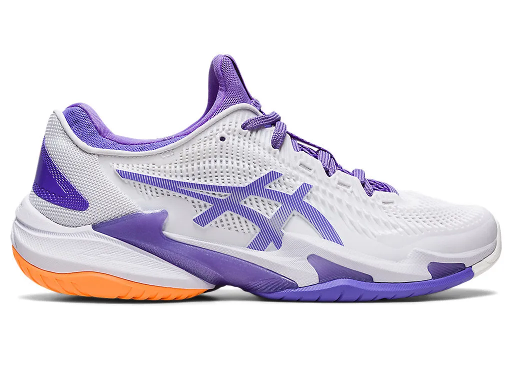 ASICS Court FF 3 Womens Tennis Shoe (White/Amethyst)