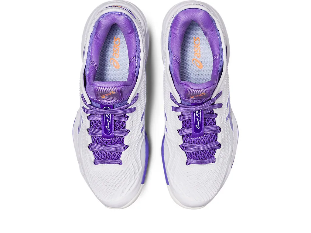 ASICS Court FF 3 Womens Tennis Shoe (White/Amethyst)