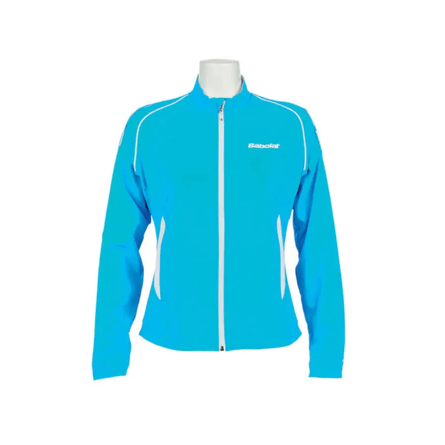 Babolat Core Club Jacket Girl's in Turquoise Blue