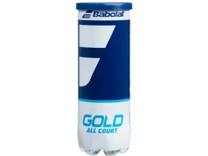 BABOLAT GOLD ALL COURT TENNIS BALLS 3 PACK