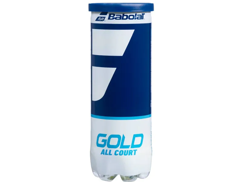 BABOLAT GOLD ALL COURT TENNIS BALLS 3 PACK