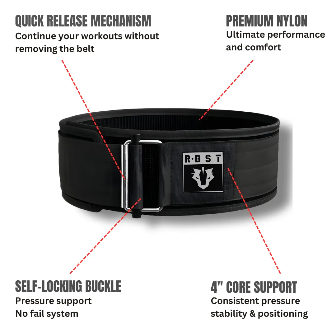 Badger Hug Lifting Belt – Black | Ultimate Core Support
