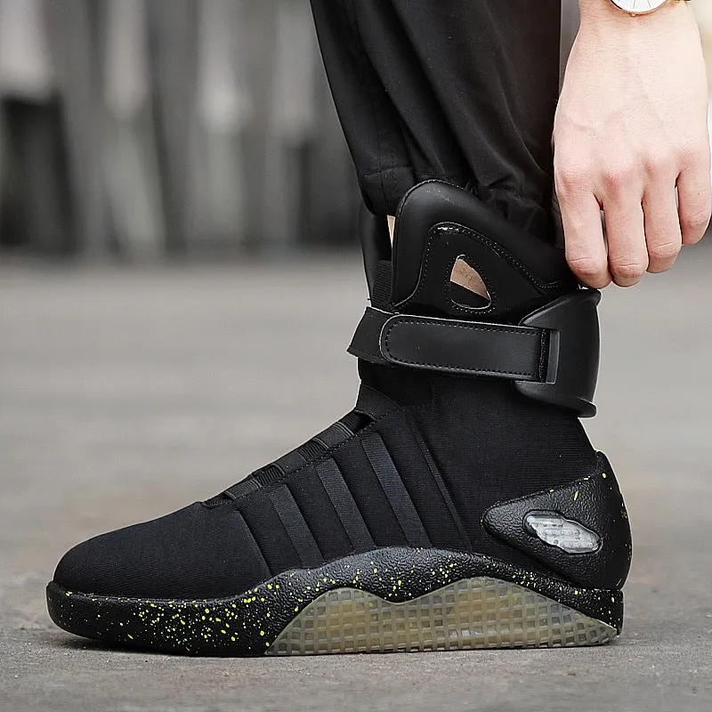 Basketball Shoes Men's  Breathable Four Seasons Luminous Shoes