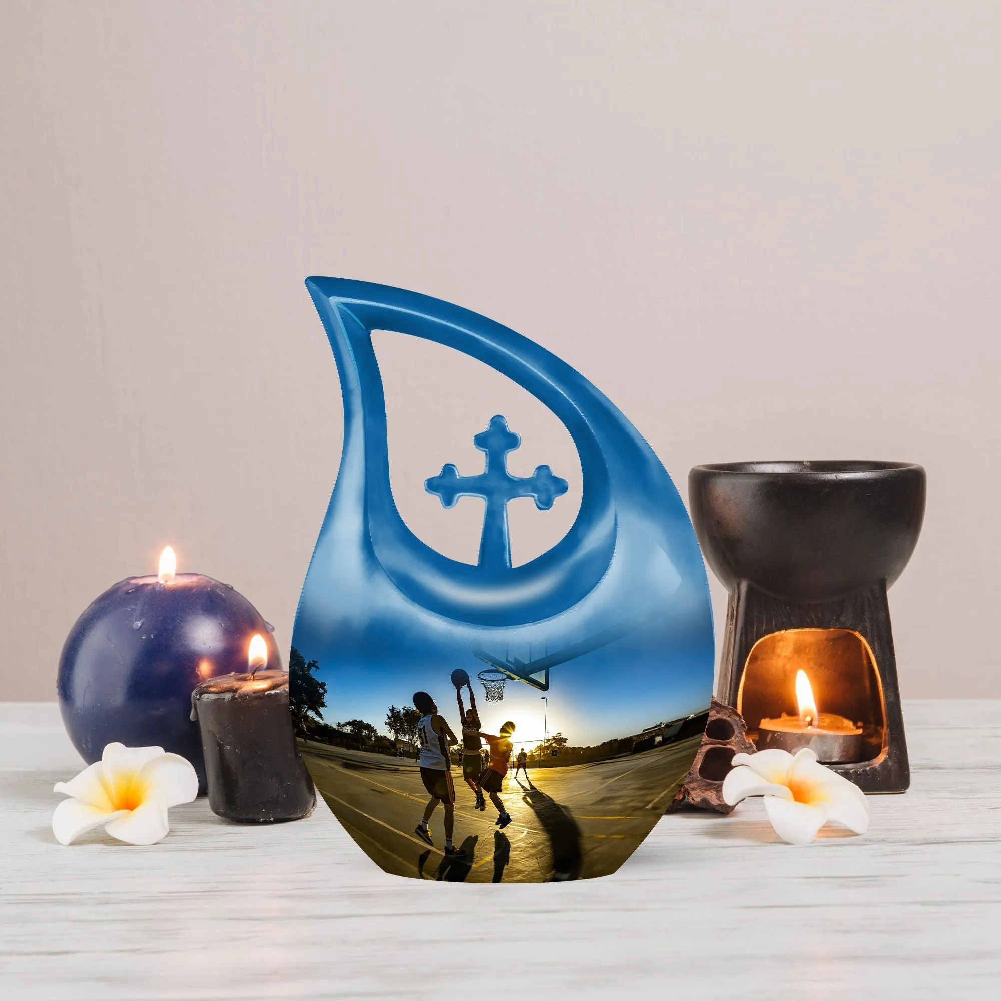 Basketball Tribute Memorial Urn - Unique and Personalized Urn