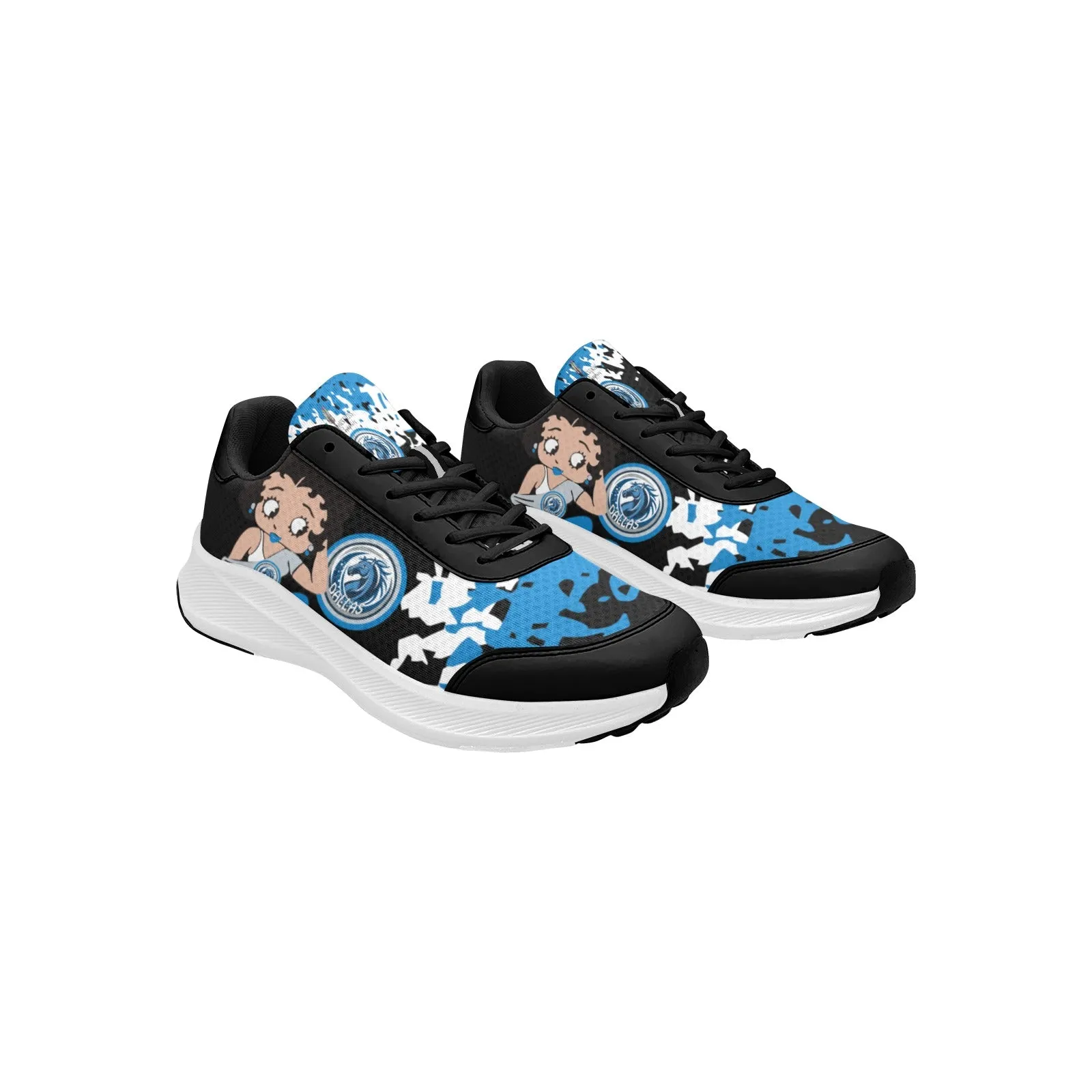 Betty Boop Dallas BasketBall Women's Mudguard Running Shoes
