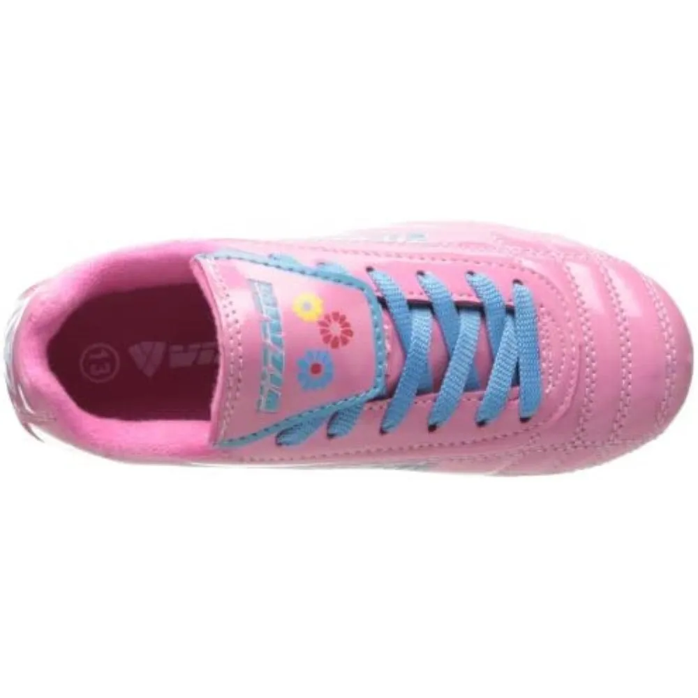 Blossom Firm Ground Soccer Shoes-Pink/Blue