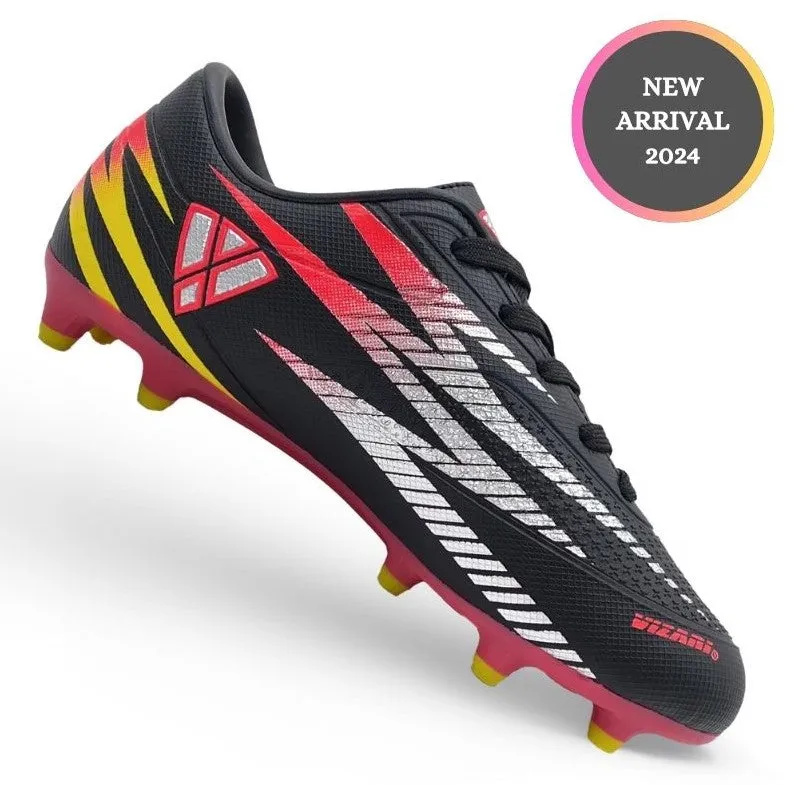 Bodega Junior Firm Ground Soccer Cleats - Black