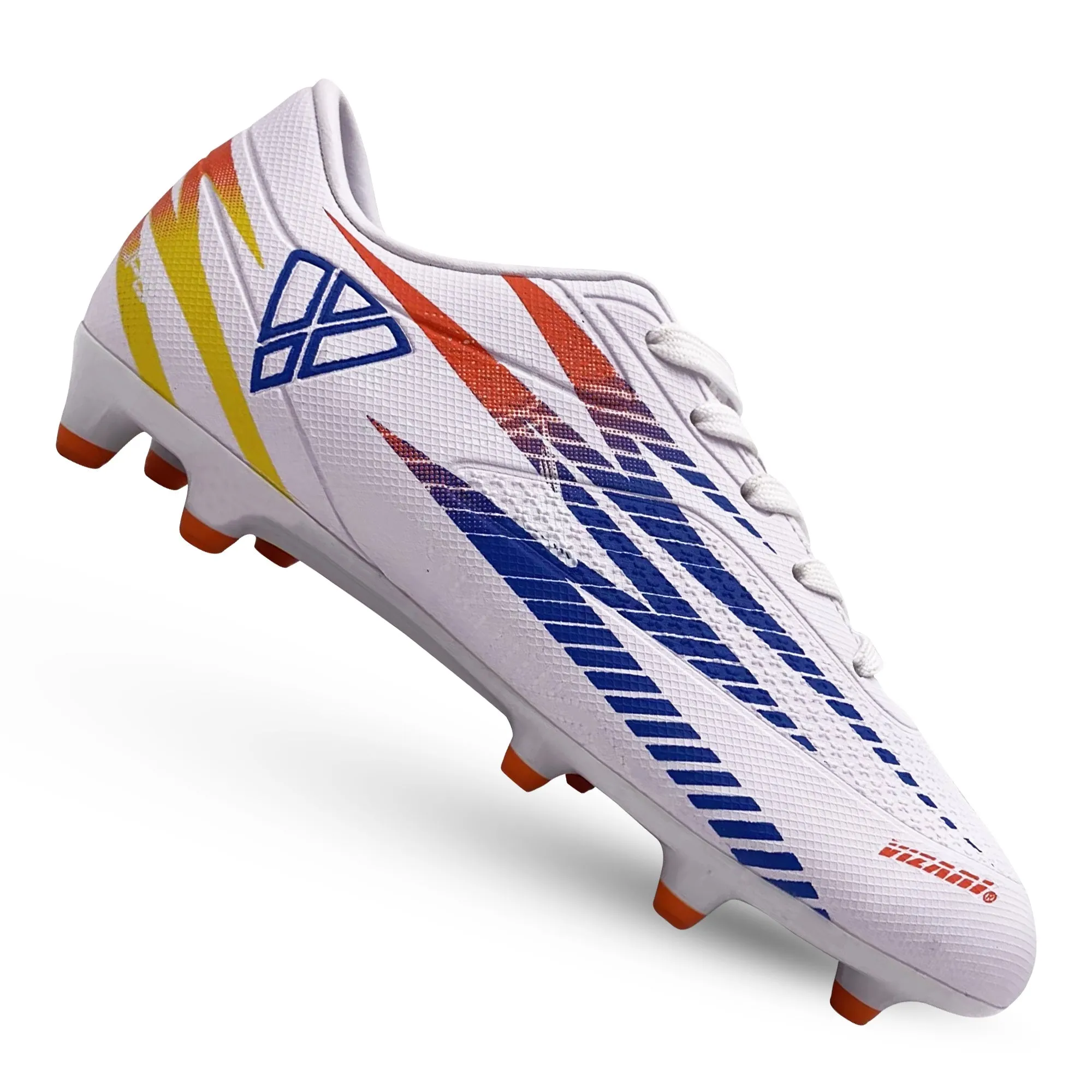 Bodega Junior Firm Ground Soccer Cleats - White