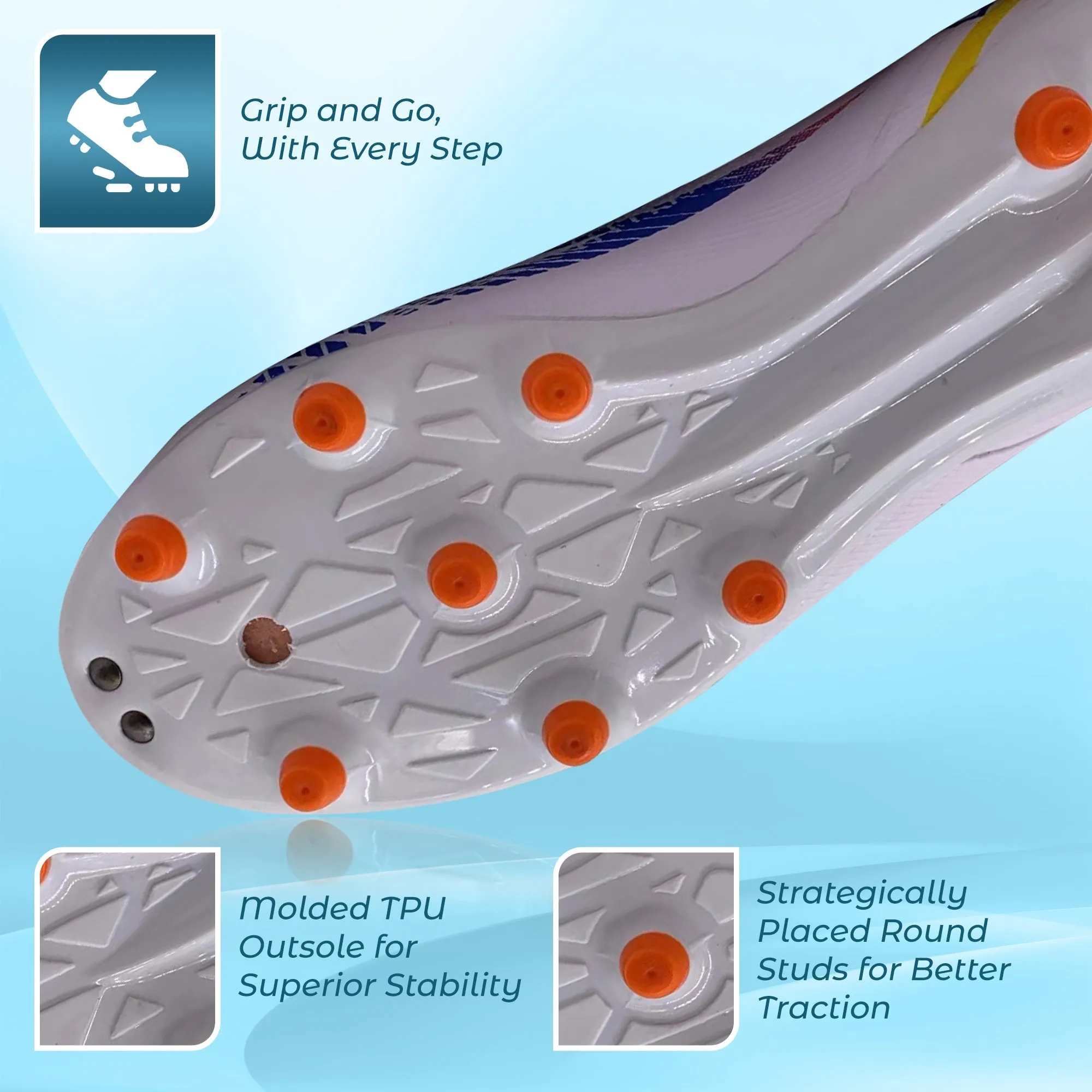 Bodega Junior Firm Ground Soccer Cleats - White