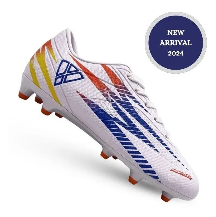 Bodega Junior Firm Ground Soccer Cleats - White