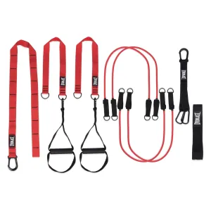 Body Weight Suspension Trainer With 4 - 8LB Resistance Tubings