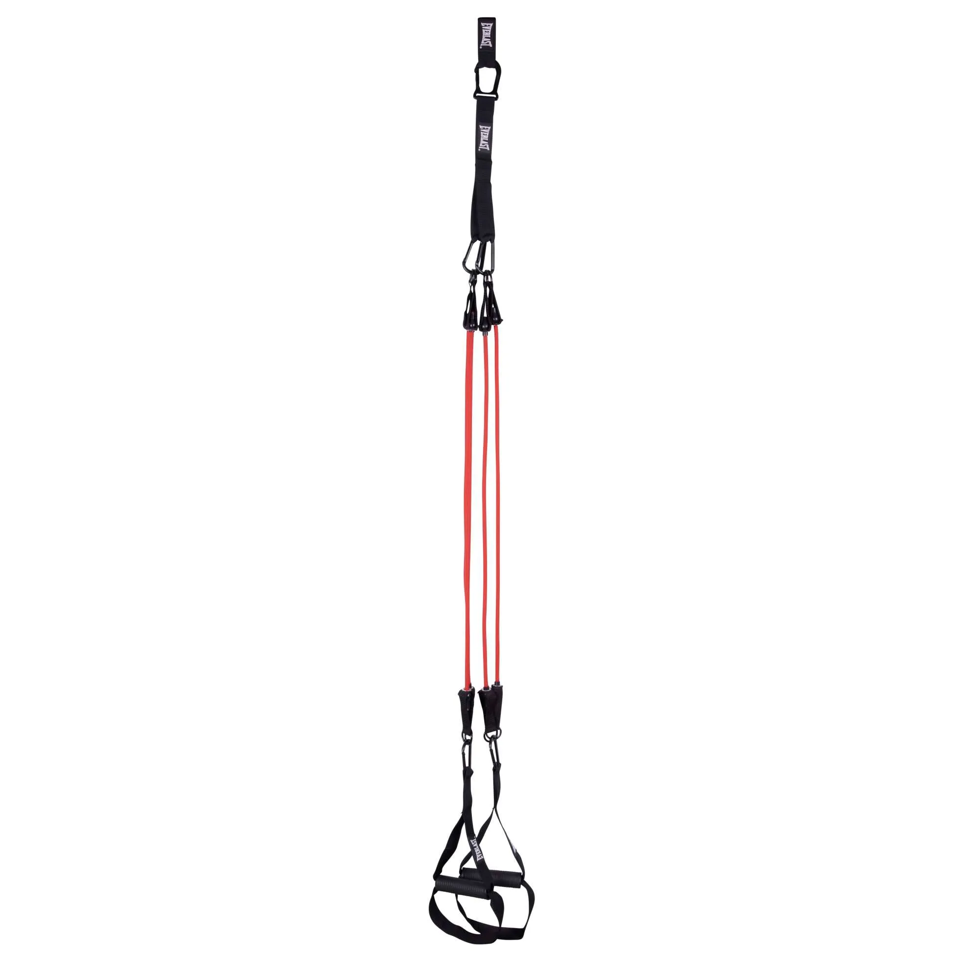 Body Weight Suspension Trainer With 4 - 8LB Resistance Tubings