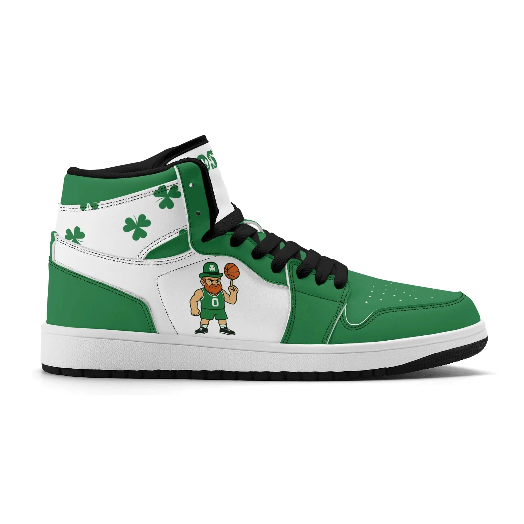 Boston Basketball Sports Team Themed Shoes
