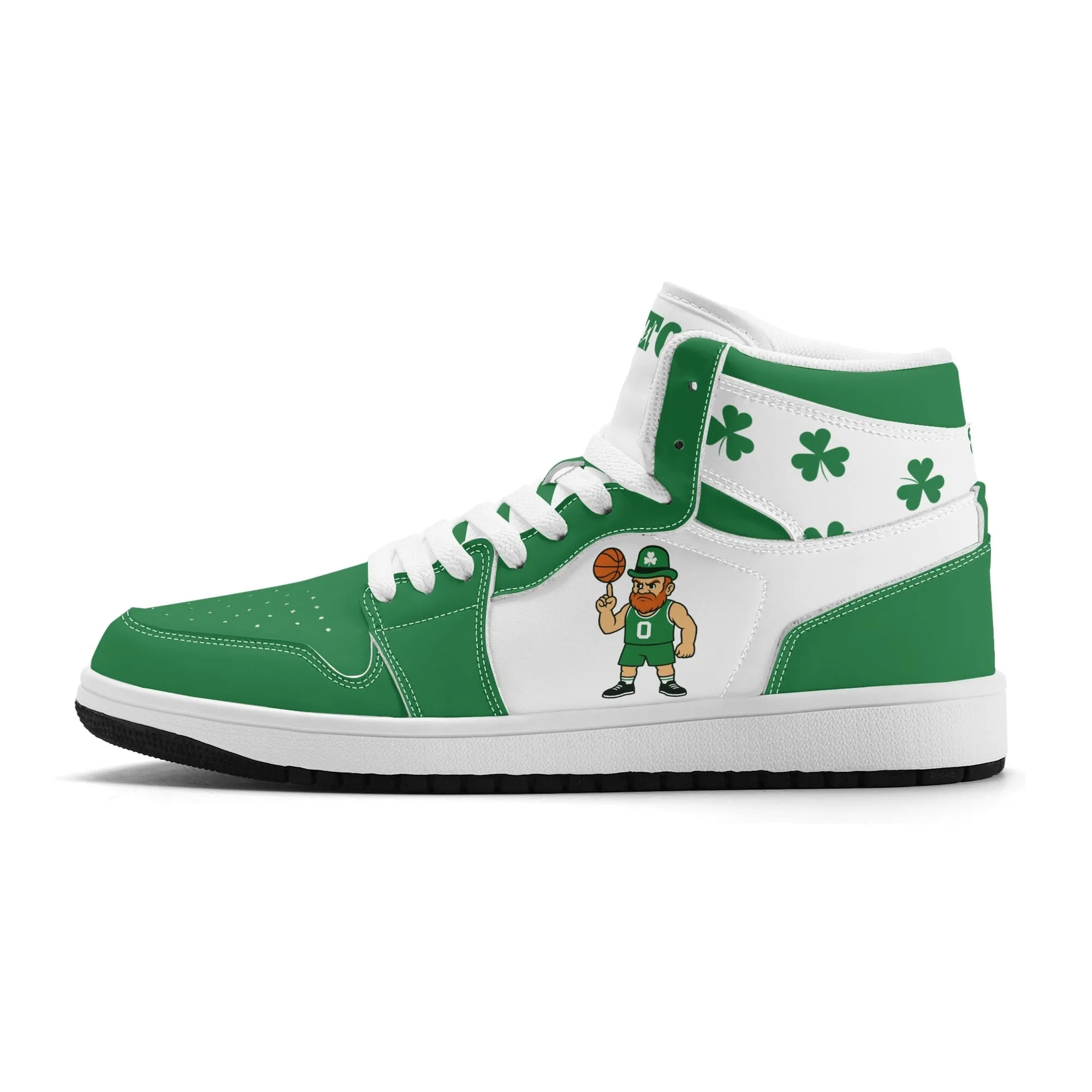Boston Basketball Sports Team Themed Shoes