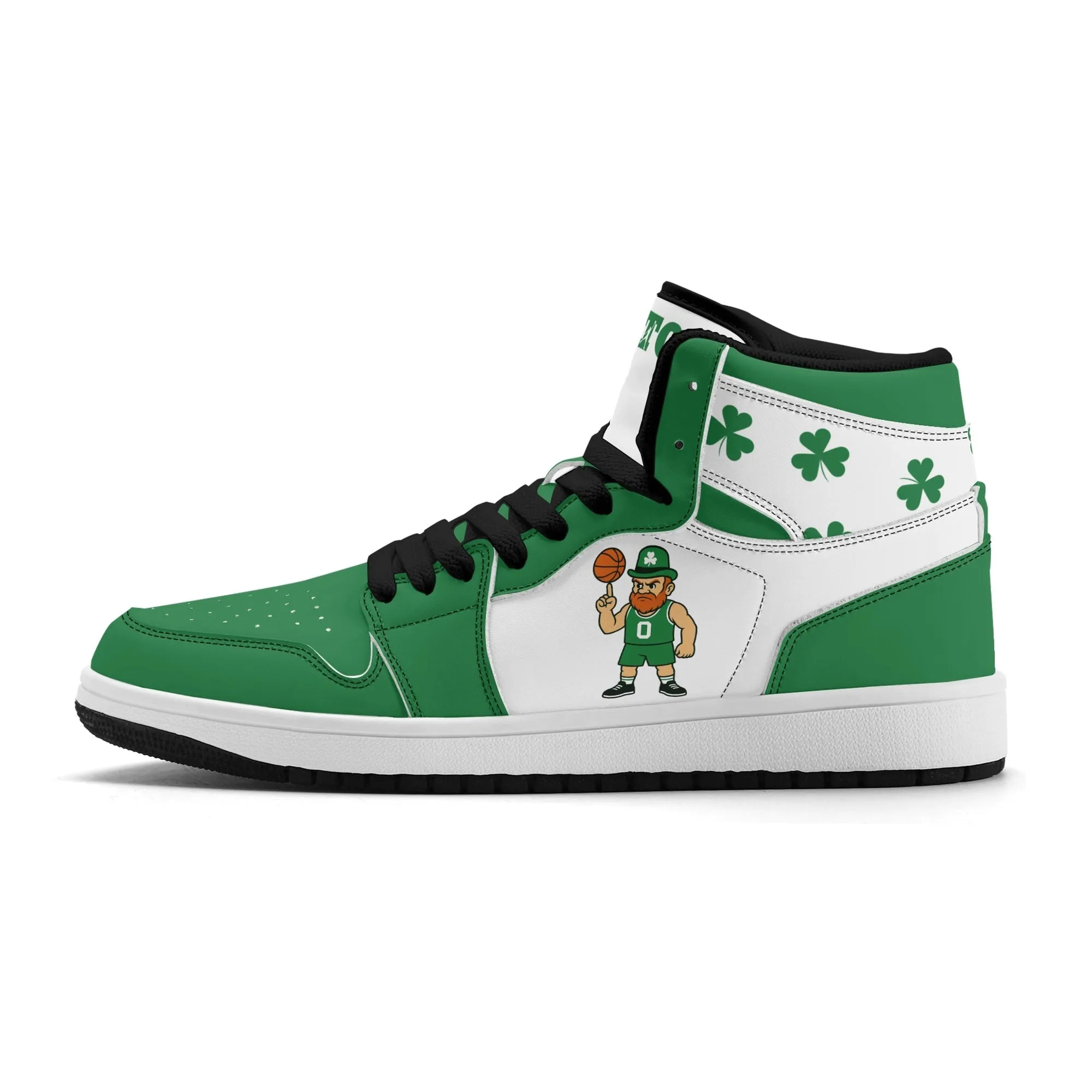 Boston Basketball Sports Team Themed Shoes