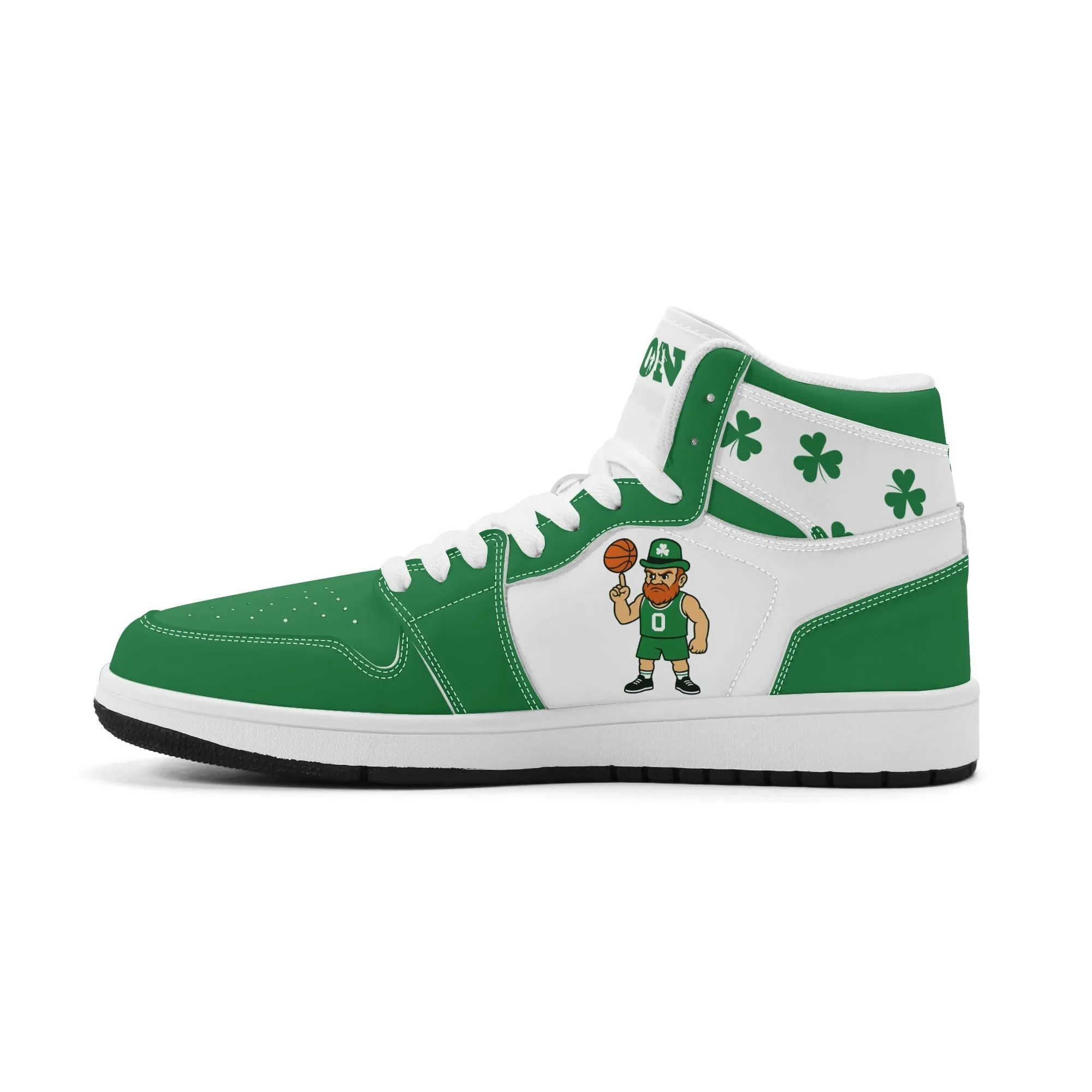 Boston Basketball Sports Team Themed Shoes
