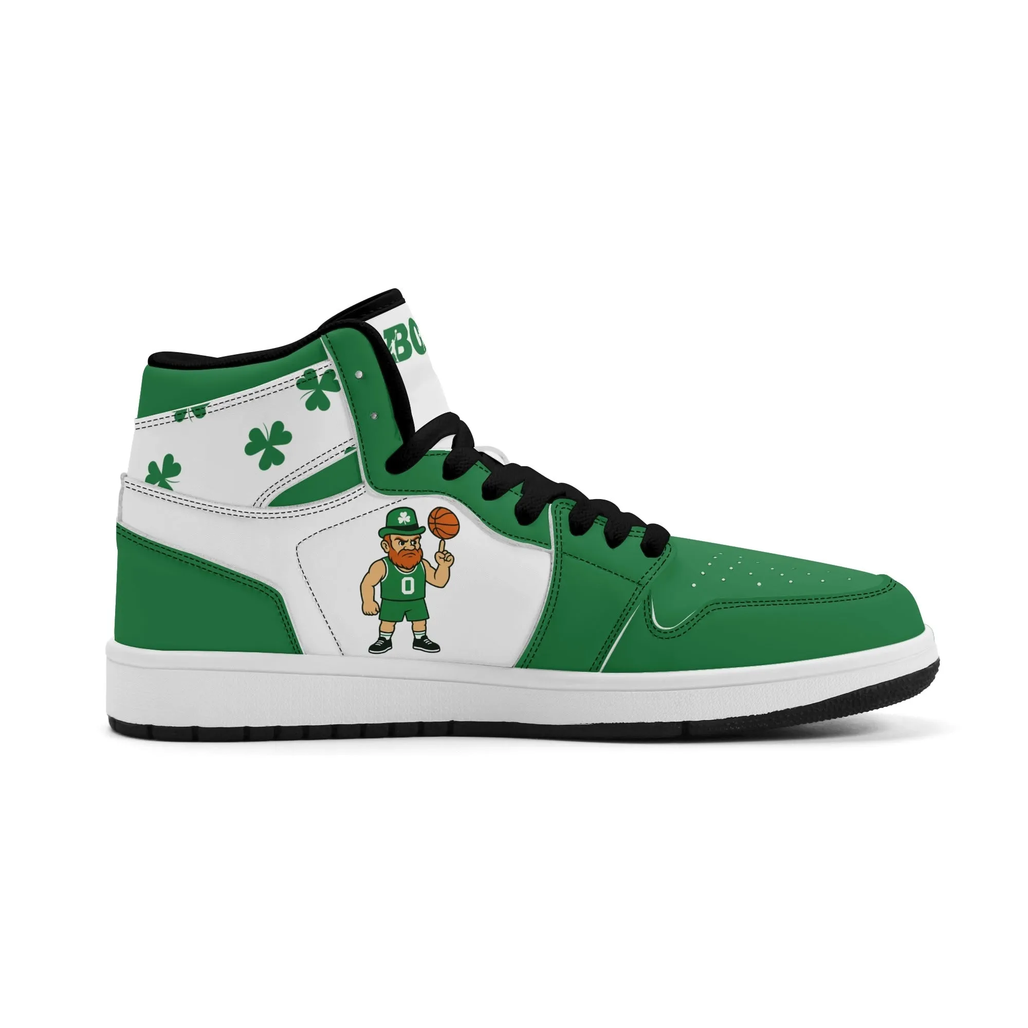 Boston Basketball Sports Team Themed Shoes