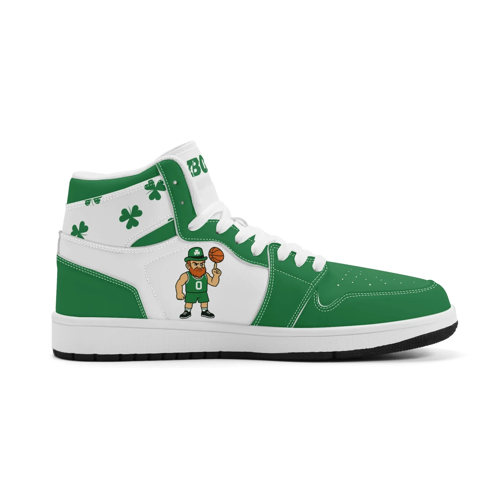 Boston Basketball Sports Team Themed Shoes