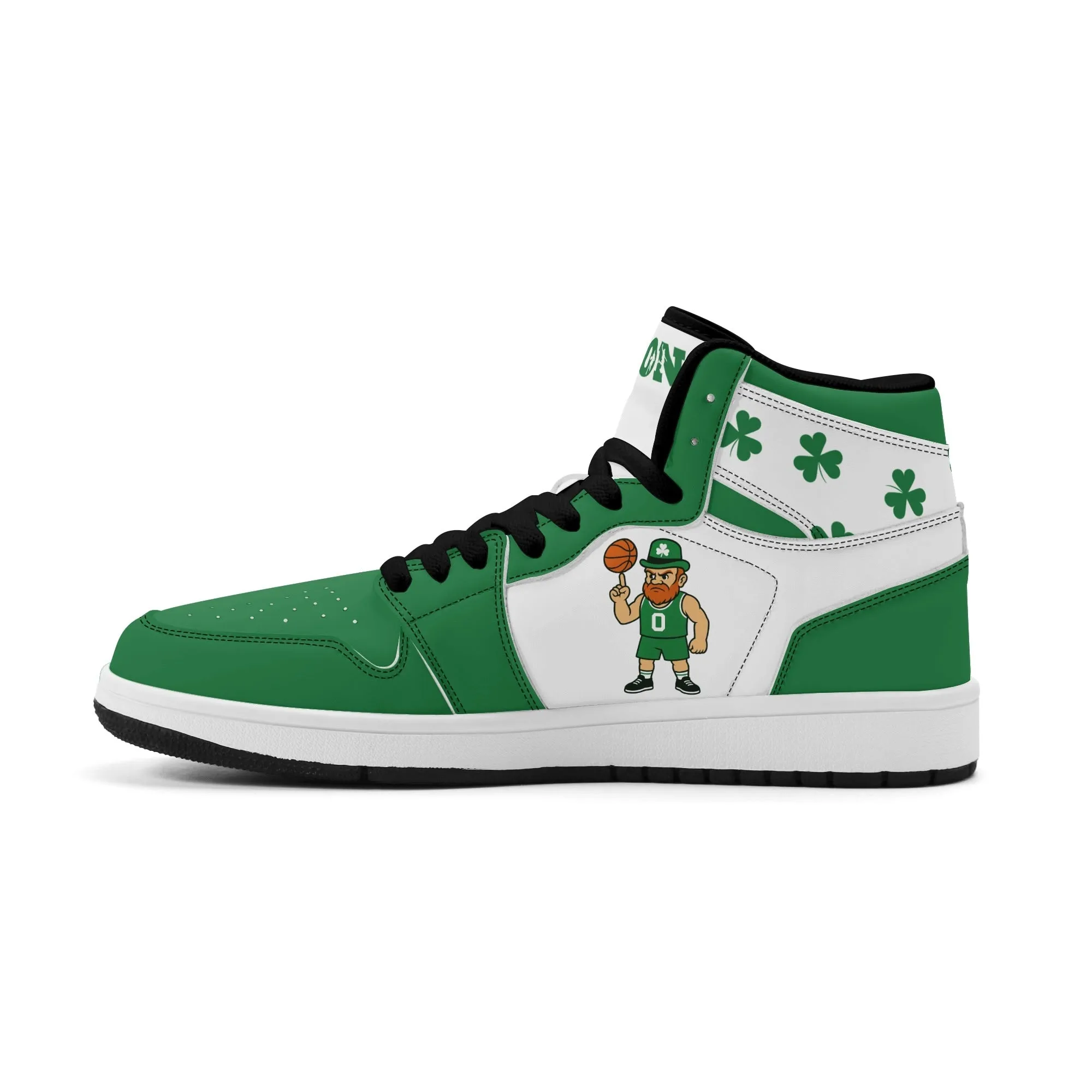 Boston Basketball Sports Team Themed Shoes