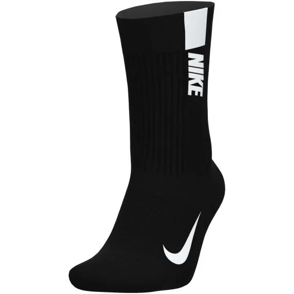 CALZE NIKE 2PAIA COPPIA RUNNING FITNESS SOCKS NERE