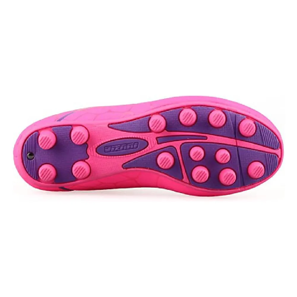 Catalina JR. Firm Ground Soccer Shoes-Pink/Purple/Yellow