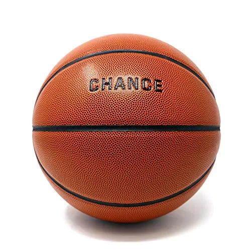 Chance Indoor/Outdoor Basketball - Composite Leather (Sizes: 5 Youth, Size 6 WNBA Womens, Size 7 NCAA Mens, Official NBA Basketball Ball Size) (6 Women's Official - 28.5", Classic)
