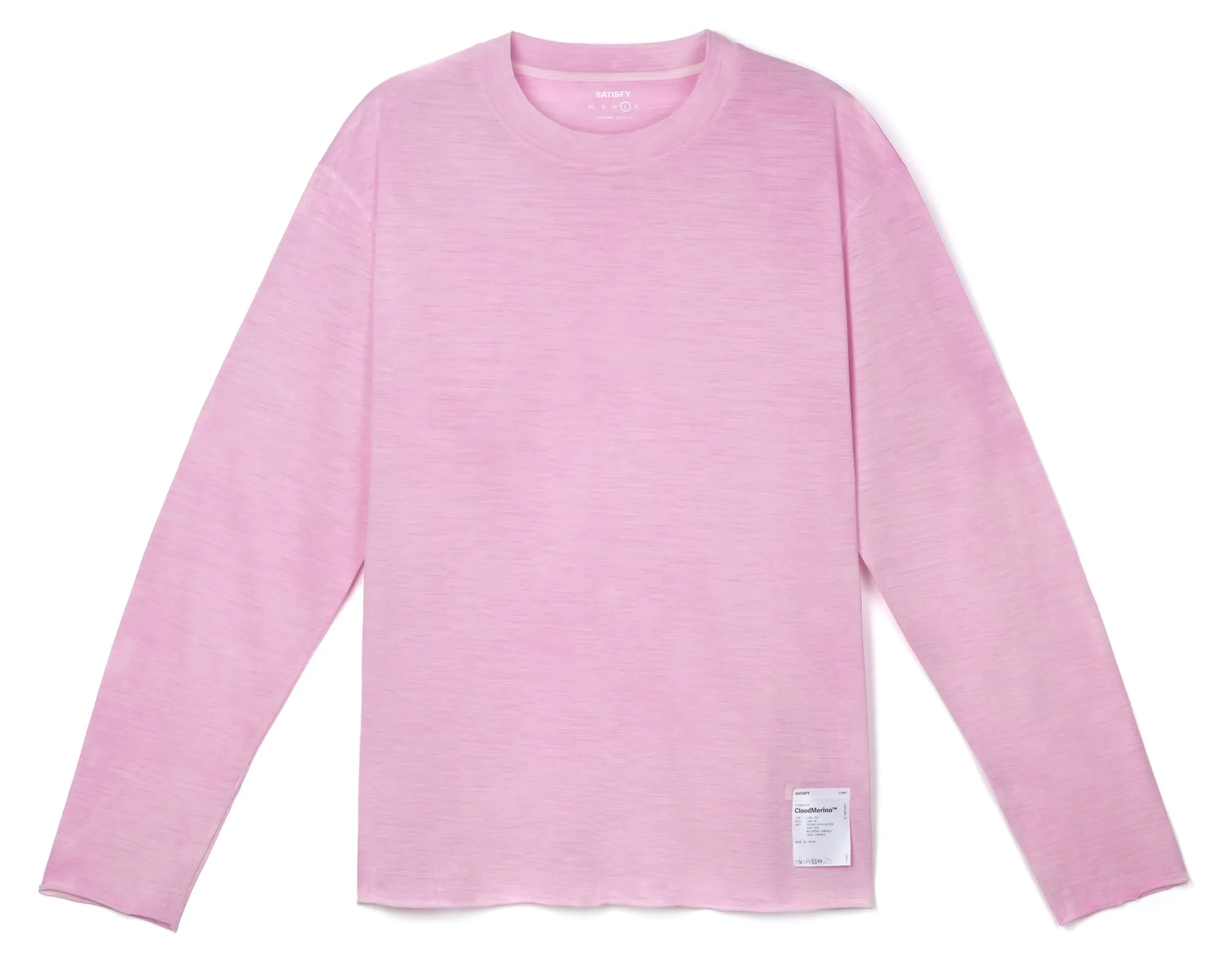 Cloudmerino™ Long Tee | Thermo Pink
