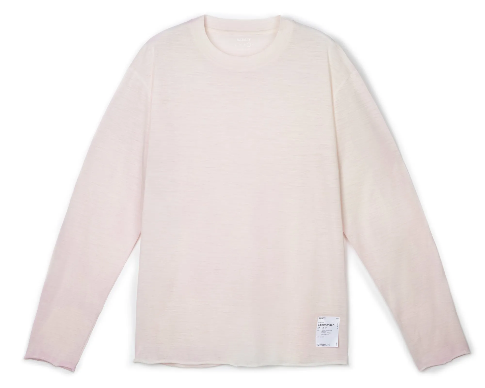 Cloudmerino™ Long Tee | Thermo Pink