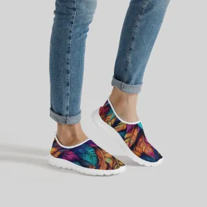 Colorful Feathers Women's Slip-On Mesh Running Shoes